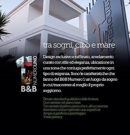 B&B Numero Uno Bisceglie Exterior foto